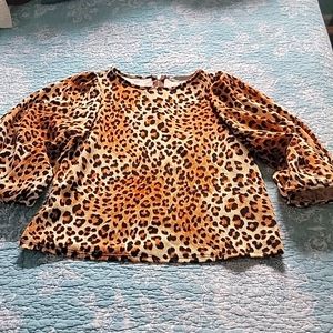 Animal print top